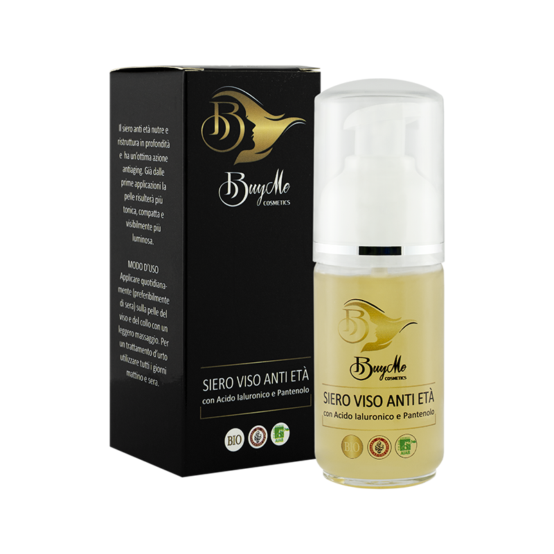 Siero viso anti età con Acido Ialuronico