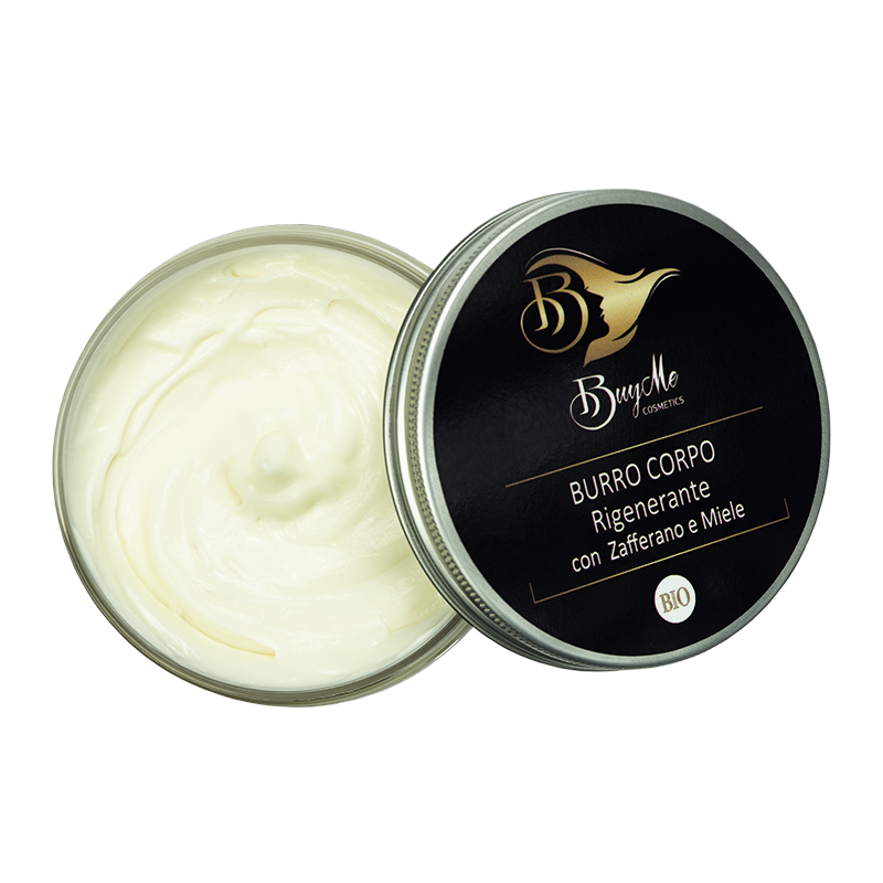 Burro corpo con Miele, Zafferano e Olio di Canapa