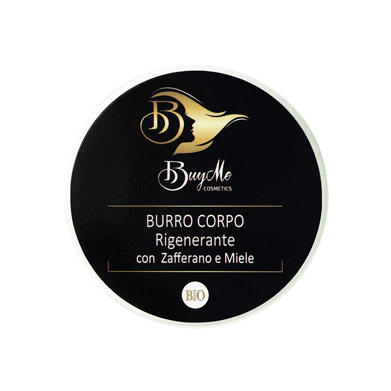Burro corpo con Miele, Zafferano e Olio di Canapa